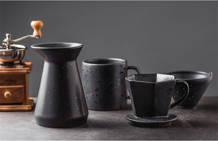 Керамическая кофейная чашка с фильтром, Кофеварка V60, кофейная капельная Кофеварка, эспрессо, кофейная капельница, аксессуары, инструмент бариста