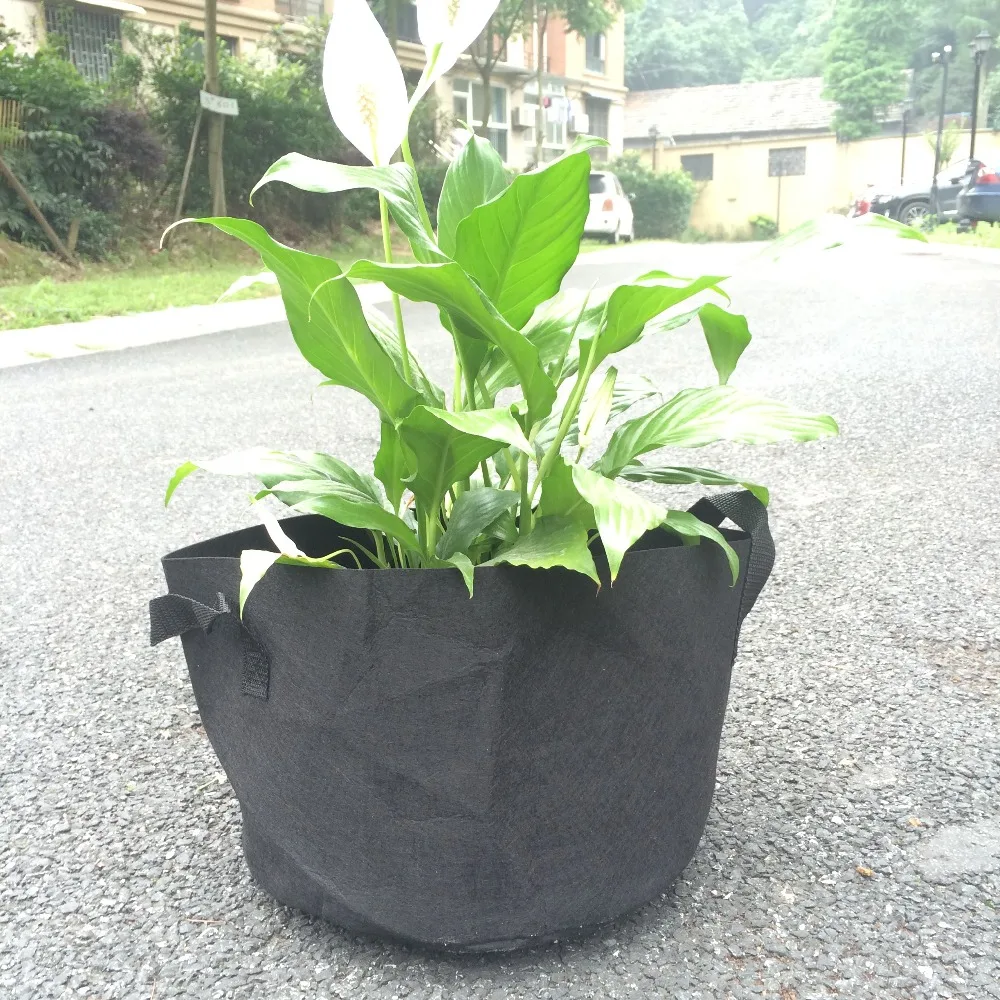 10 pcs 3 gallon New Planting Bag/ Plant Pots for Potatoes tomatoes vegetable Balcony plastic plant pots Free Shipping | Дом и сад