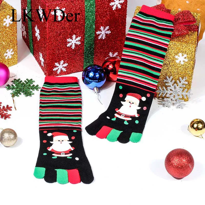 1 пара зимних рождественских носков носки унисекс с милым мультяшным рисунком