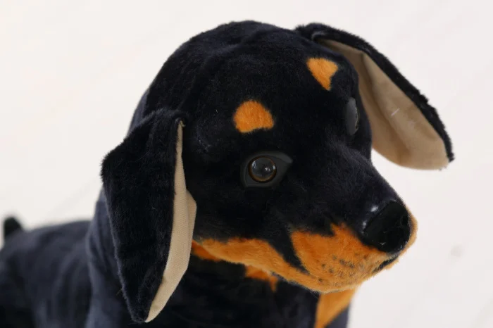 Плюшевая мягкая немецкая овчина Реалистичная игрушка в виде животных для детей