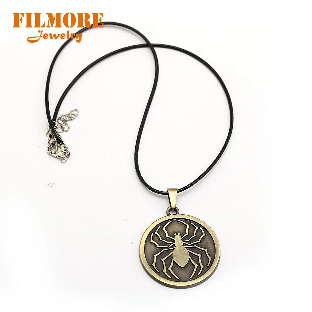 Аниме Охотник x Hunter брелок Фантом бригада Паук Символ ожерелье и кулон ошейник Kolye