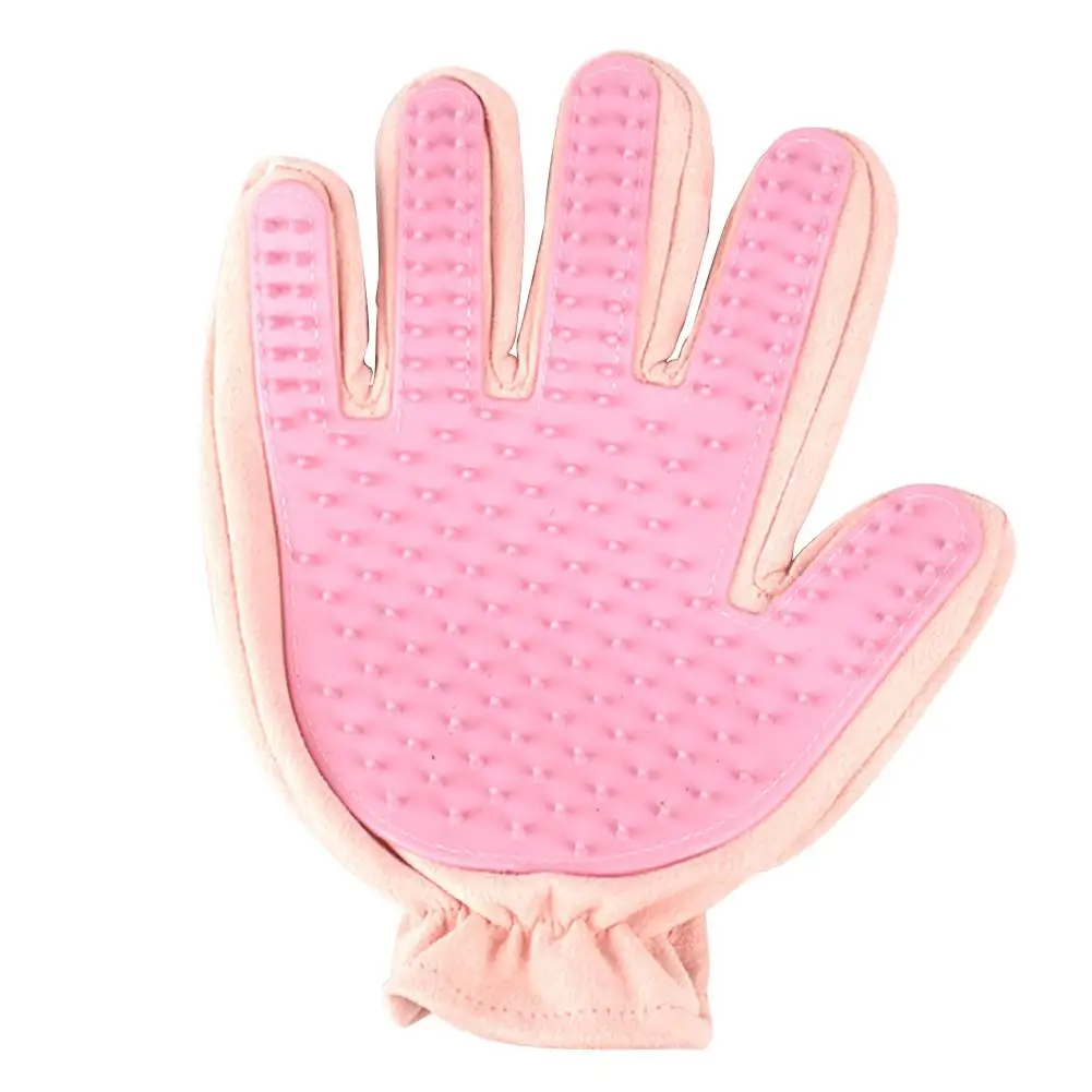 Горячая Распродажа резиновая Массажная щетка для правой руки с пятью пальцами