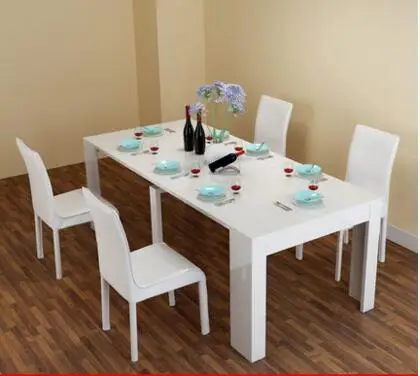 Стрейч таблице. Сложите обеденный стол и стулья - Цвет: 1Table   4 chair