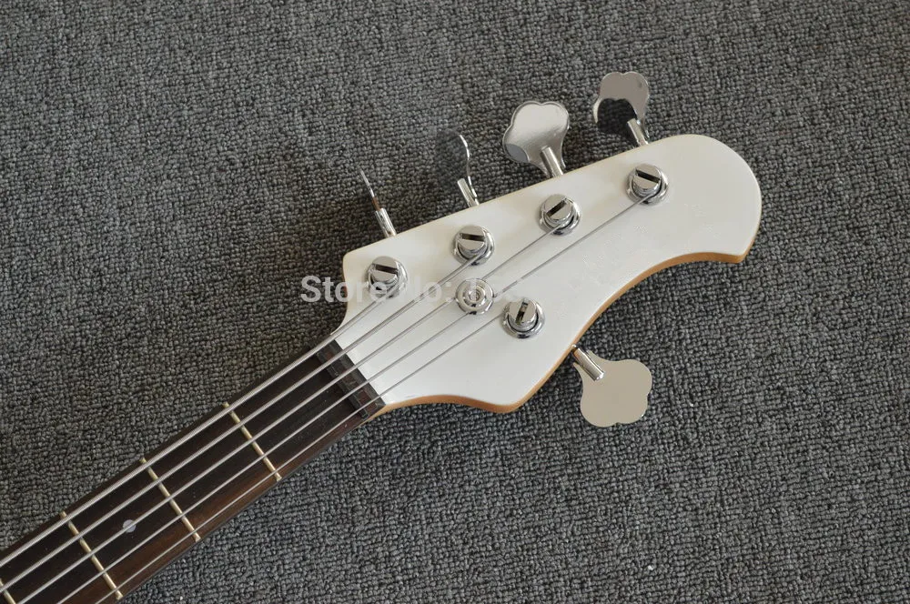 Новинка 2019 года фабрика + белый 5 струн Ernie Ball music man StingRay bass Musicman deluxe электрический