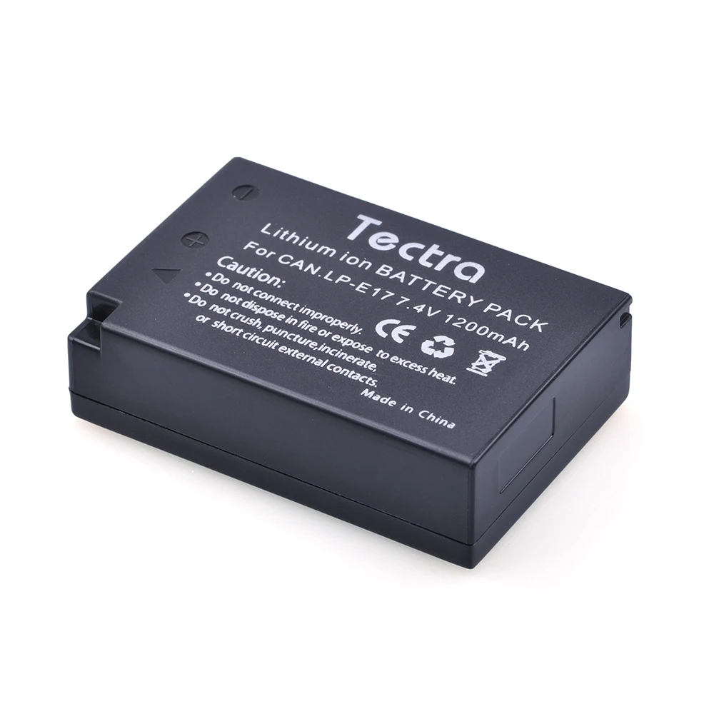 Tectra 4 шт. LP E17 батарея Akku + USB двойное зарядное устройство для камер Canon EOS 200D 750D 760D 800D