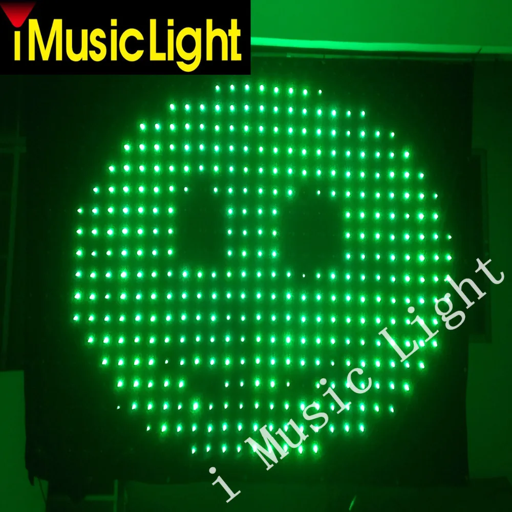 6 6x9 8 футов (2X3 м) P10 Матрица LED RGB DJ Вечеринка сад звезда видео занавес фон для дома