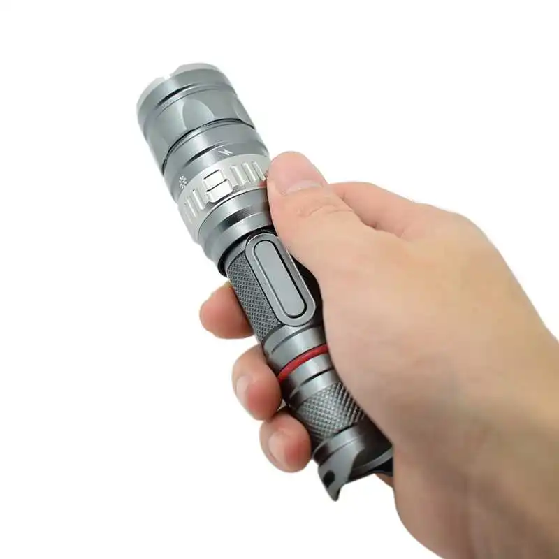 Фонарик для дайвинга мощный светодиодный фонарик 5 режимов водонепроницаемый