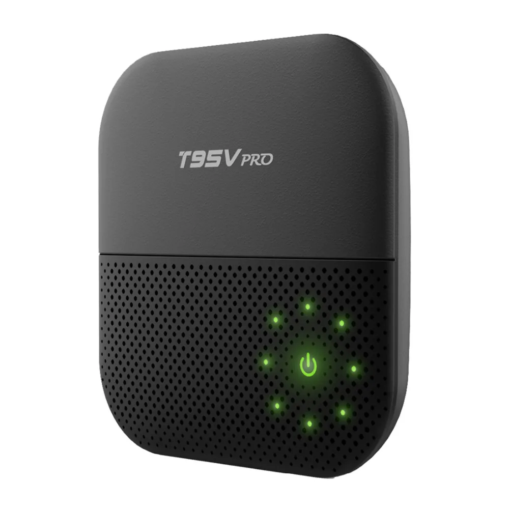 T95V Pro Android TV Box 7.1 Amlogic S912 Восьмиядерный 2 ГБ 16 KD 2.4 г/5 г WI FI BT 4.0 4 К H.265 VP9 HDR плеер|octa-core tv