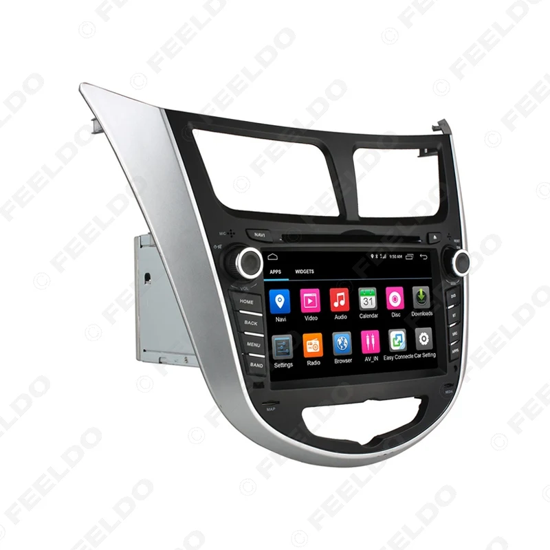 FEELDO 7 &quotAndroid 6 0 (64 бит) DDR3 2G/32G/4G LTE Восьмиядерный автомобильный DVD GPS радио головное