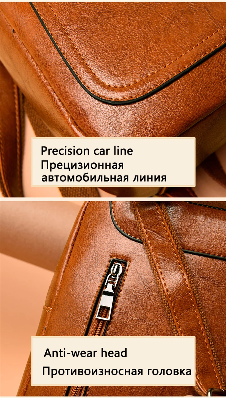 3-в-1 Винтаж Для женщин кожаный рюкзак Sac a Dos Femme школьные сумки для девочек элегантный дизайн, женская сумка на плечо, дорожная сумка-мешок