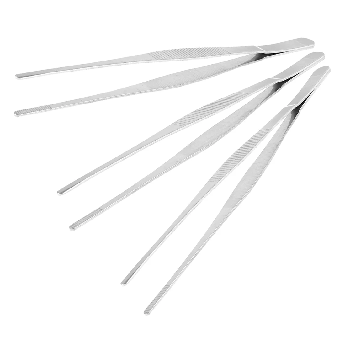 KSOL Нескользящие полосатые прямые пинцеты из нержавеющей стали щипцы 7