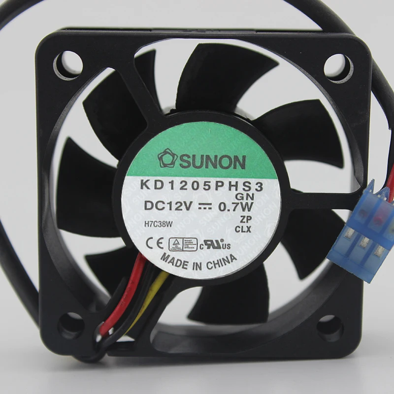 KD1205PHS3 12 в 0 7 Вт 5 см 5015 2 проводной бесшумный вентилятор охлаждения|Кулеры и