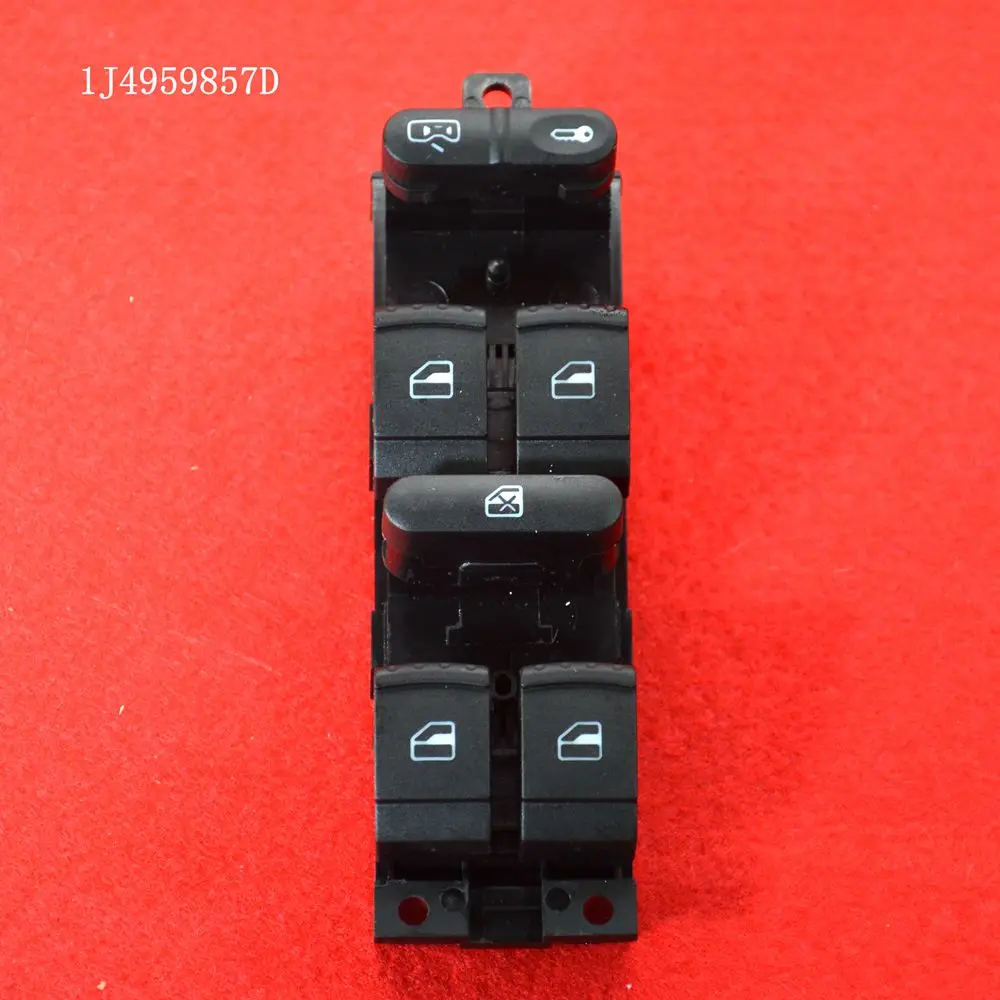 5 шт. кнопки управления для Golf Jetta Bora Passat B5 Seat Leon Toledo 1999 2006 1J4 959 857 D 1J4959857D|master switch|1j4