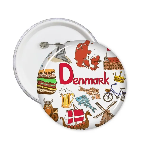 Значки круглые значки с японскими канадскими английскими максимальными