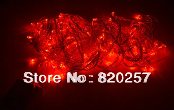 

Free shipping led string 20m 200leds christmas decorative light AC220V with controller and plug