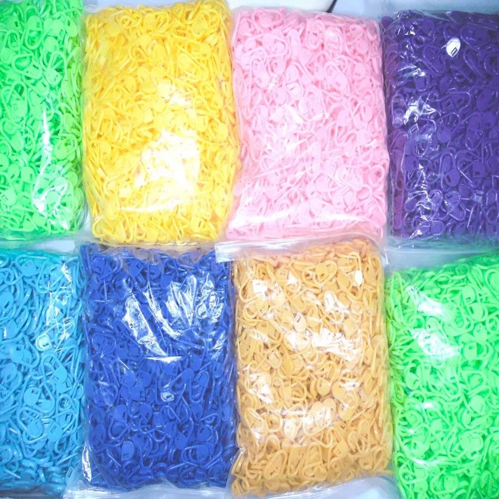 Оптовая продажа 4000 шт. крючки для вязания пластиковые держатели стежков вязаные