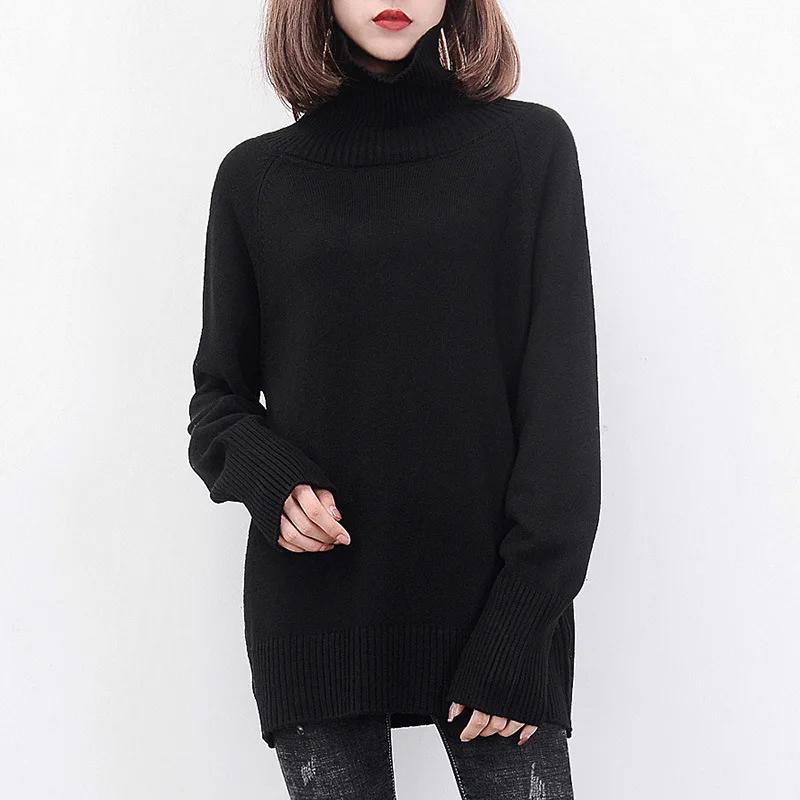 Woman Fund Easy Thickening Lead Cashmere Unlined Upper Garment Sweater Long Sleeve Keep Warm Rendering | Женская одежда