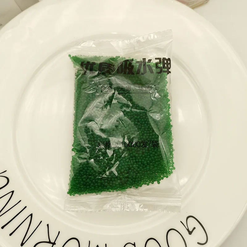 3 bags 30000 шт желто-синий мягкий Хрустальный водный пистолет Пейнтбольный металлический игрушечный пистолет пуля для выращивания воды шарики водяной пистолет игрушка - Цвет: 3 bags