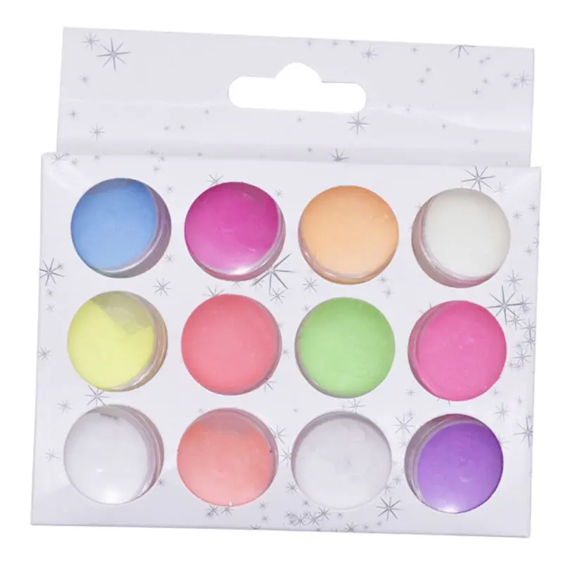 12 шт./компл. сверкающий порошок из эпоксидной смолы Блестящие Блестки