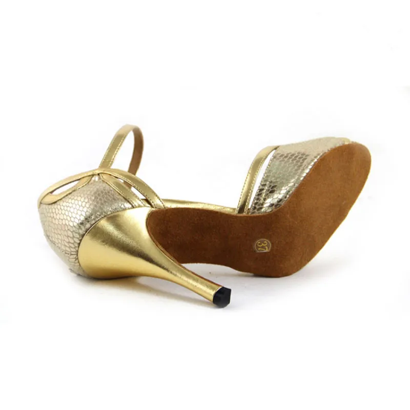 Профессиональная женская танцевальная обувь zapatos de mujer цвет золотой красный для