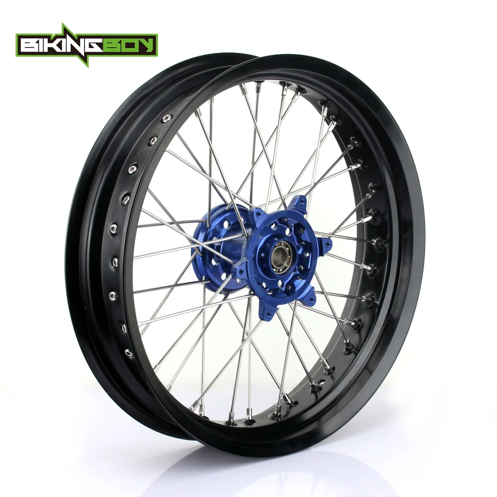 3 5x17 &quotнабор ступиц переднего колеса Supermoto для YAMAHA YZ F YZF 250 450 YZF250 YZF450 2014 2015 2016
