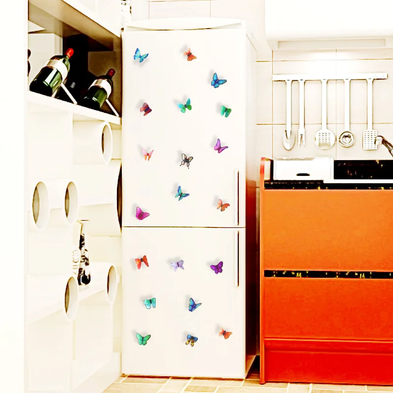 Настенные 3d-наклейки с бабочками 21 шт. домашний декор сделай сам настенные