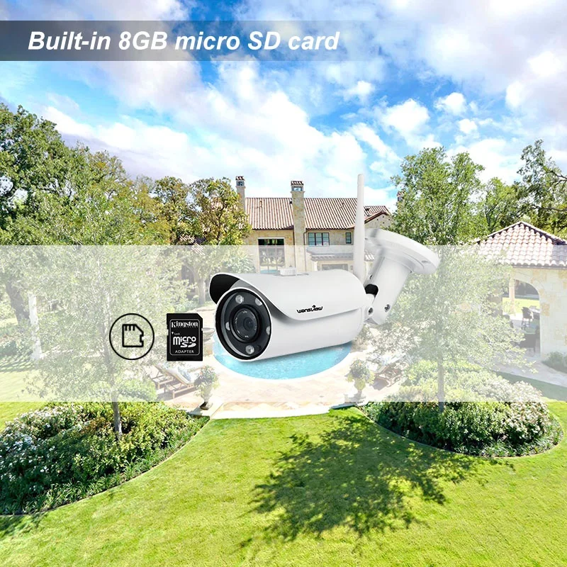 Wansview W1 наружная IP камера 1080 МП P WiFi Беспроводная безопасности IP67