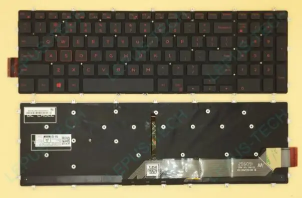 Новая клавиатура для ноутбука Dell Inspiron 15 7566 5567 7567 5665 15-7000 5765 5767 5565 QWERTY US макет |