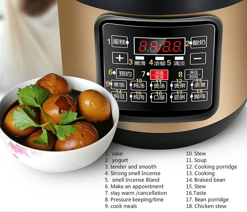 Электрическая скороварка бытовая 304 бак из нержавеющей стали 4L smart mini high 3 5