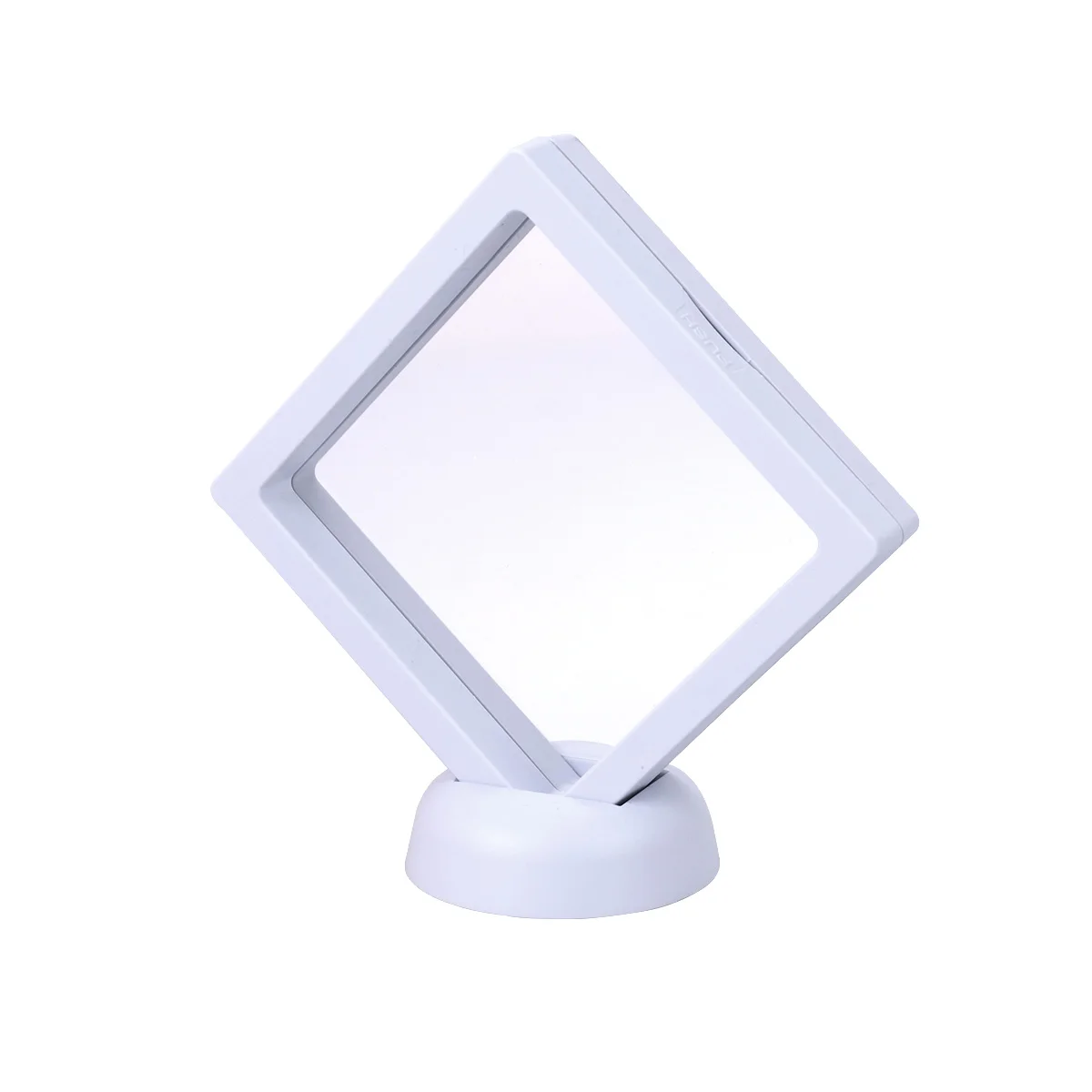 PIXNOR 3D плавающий рамка Shadow Box копилку Jewelry Дисплей Show Case шкатулки с круглым