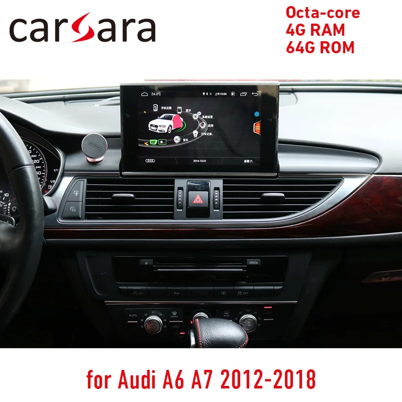 Ips Android 8,0 автомобильный мультимедийный плеер gps навигация для Audi A6 4G 2011~ MMI стиль HD экран 2 Гб+ 32 Гб WiFi