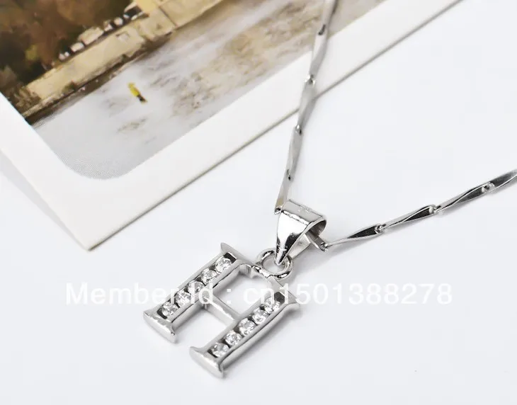LETTER H 925 STERLING NECKLACE | Украшения и аксессуары