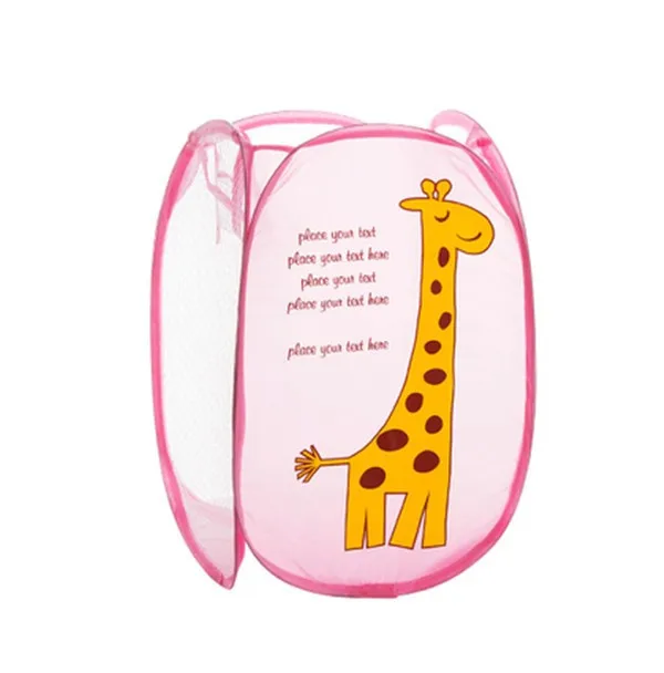 1 Складная сеть корзины для белья грязная корзина для хранения одежды детские игрушки обувь носки уборочный инвентарь, органайзер милый мультфильм печати - Цвет: 1