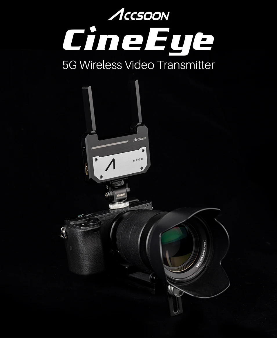 Accsoon CineEye 5G 1080P Mini HDMI беспроводная передача для iPhone для iPad IOS Andriod телефон устройство видео передатчик