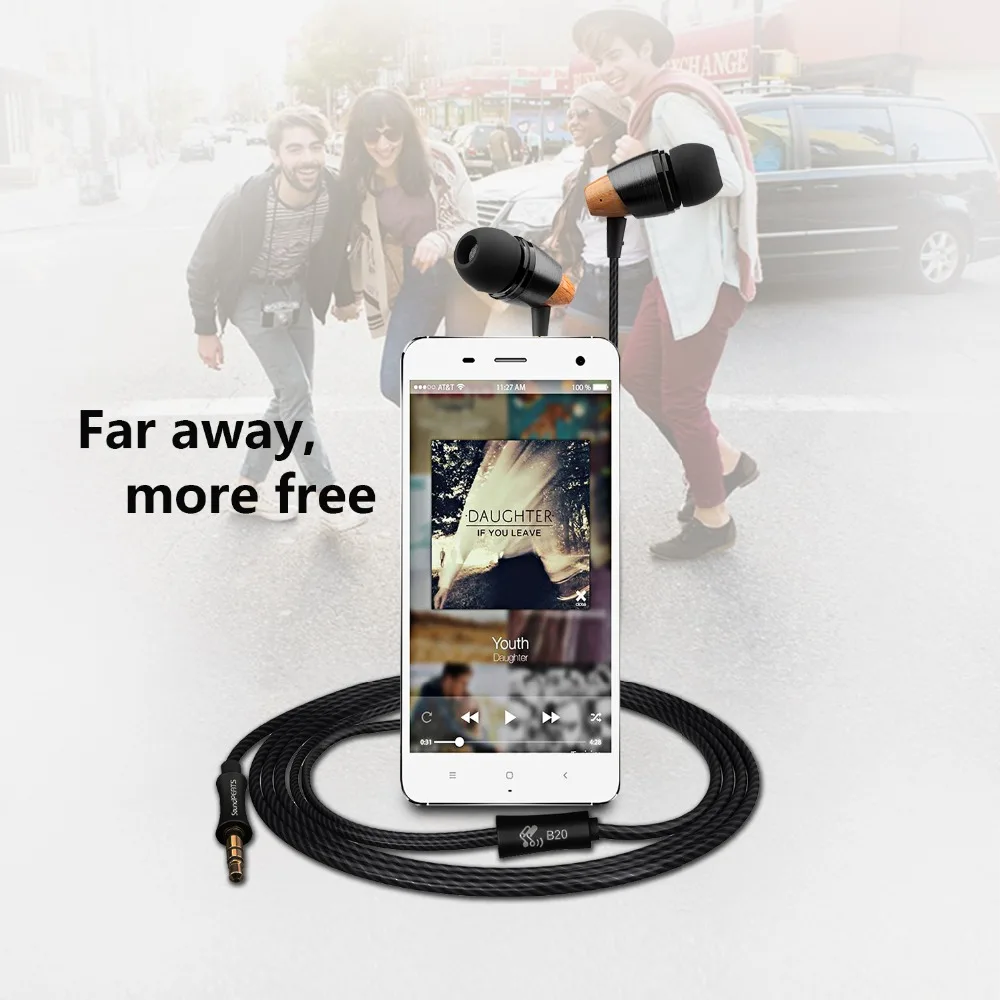 SoundPEATS Superr Strong Bass Sound Music Earbuds 3.5mm Jack In-ear Earphones for Samsung Xiaomi Smartphones Wired Earphone | Электроника