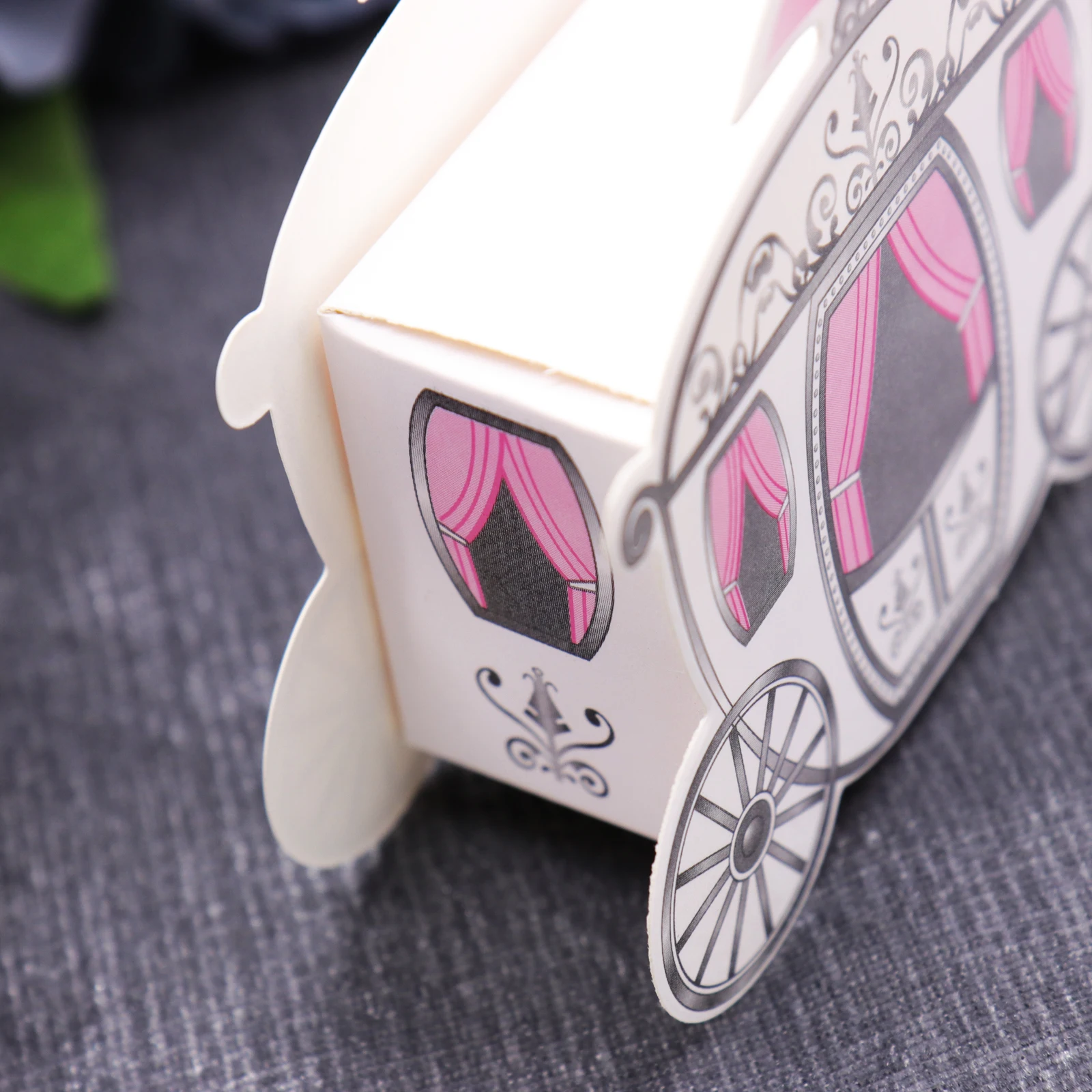 50 pcs fairy tale pumpkin carriage wedding candy box birthday party return gift package paper decorations supplie | Дом и сад