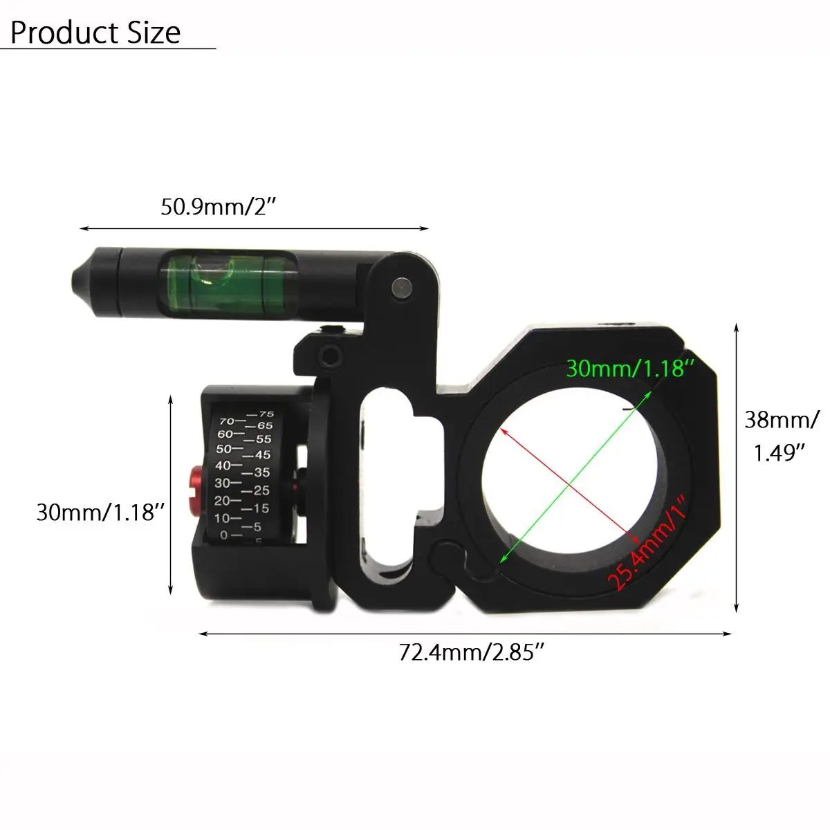Универсальный держатель крепление на угол градусов индикатор кольца откидной