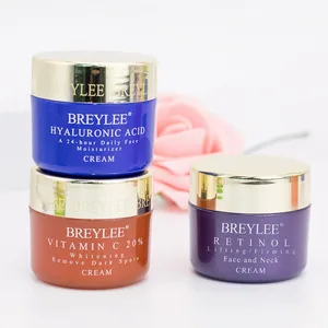 Retinol крем для лица с гиалуроновой кислотой Увлажняющий дневной крем против морщин, витамин С, отбеливающий уход за кожей, лечение акне