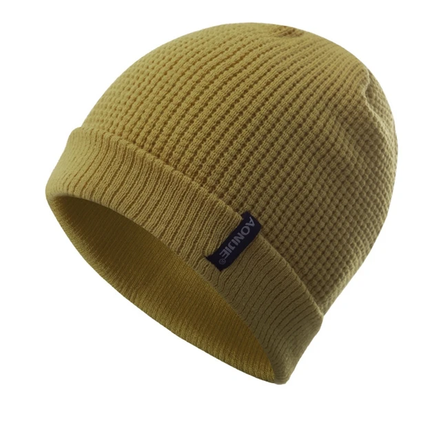 M27 Ginger Yellow AONIJIE зимняя ветрозащитная Толстая теплая шапка для бега, зимние вязаные шапки, шапка для сноубординга, лыжного бега, шапка для спорта на открытом воздухе - Цвет: M27 Ginger Yellow