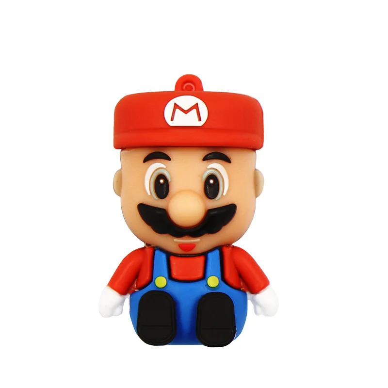 Мультяшный флеш накопитель Super Mario U disk 64 Гб Забавный Usb 32 16 карта памяти 8 ГБ 4