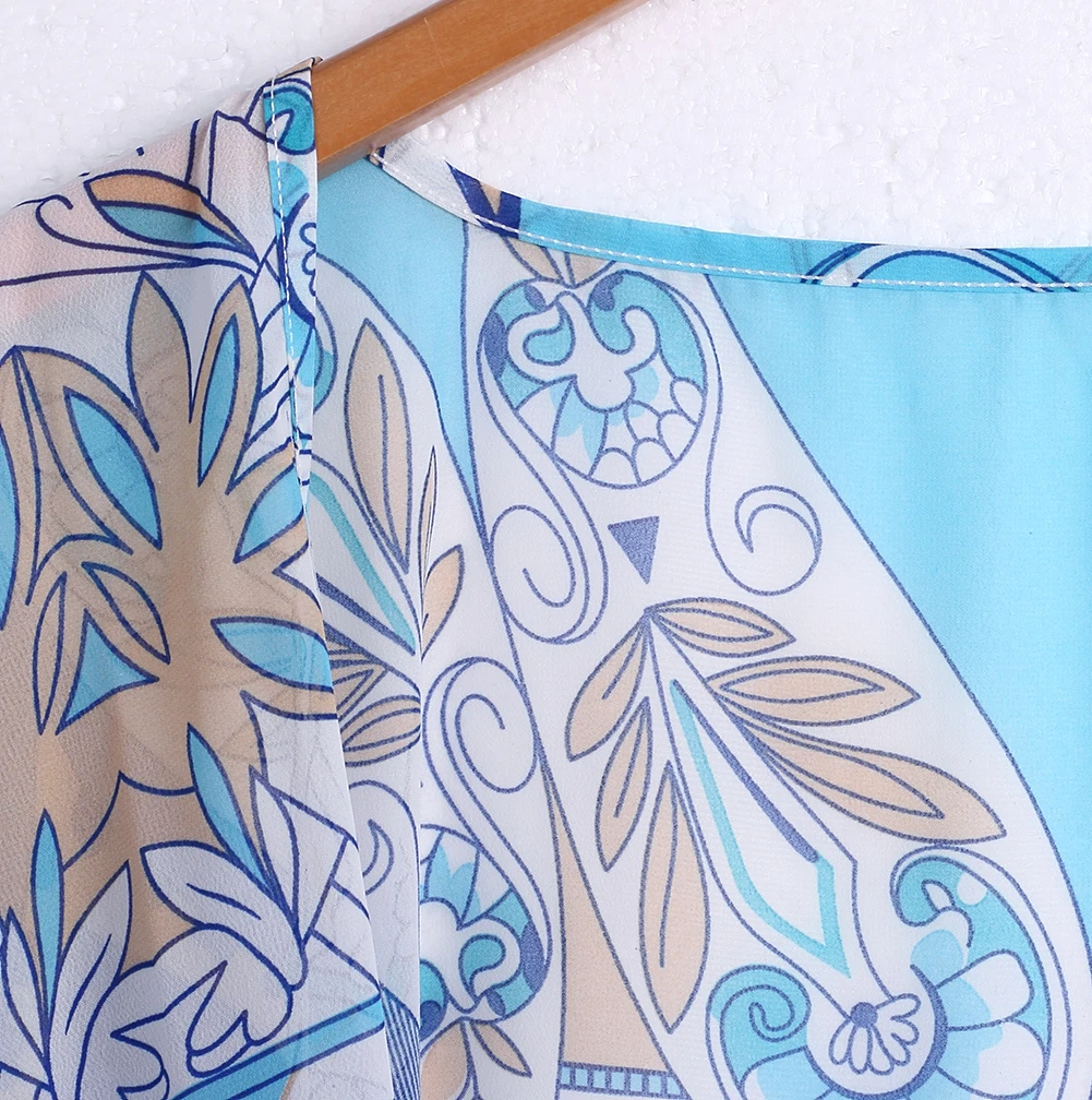 GLANE женская летняя кафтан накидка комплект бикини купальник Обложка платье