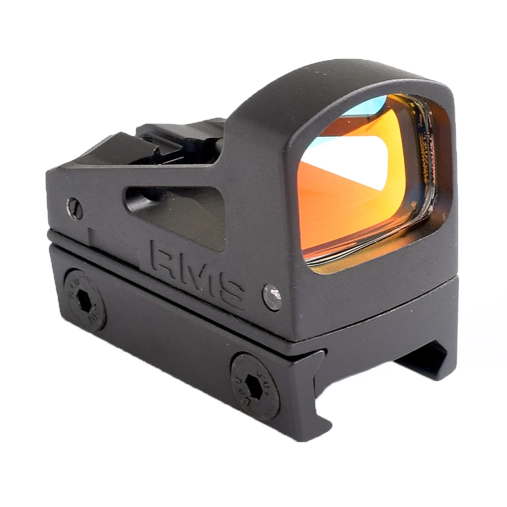 WIPSON Tactical RMS Reflex Mini Red Dot прицел с вентилируемым креплением и распорками для Глок для страйкбола пистолет
