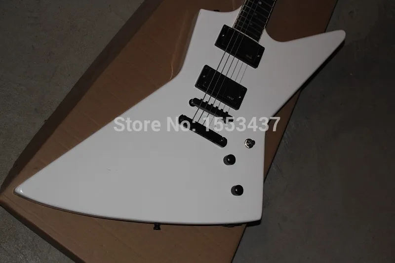 Free Shipping New Arrival ESP Custom Explorer MX-250 II White 9V Battery Active Pickups EMG Electric Guitar in Stock | Спорт и