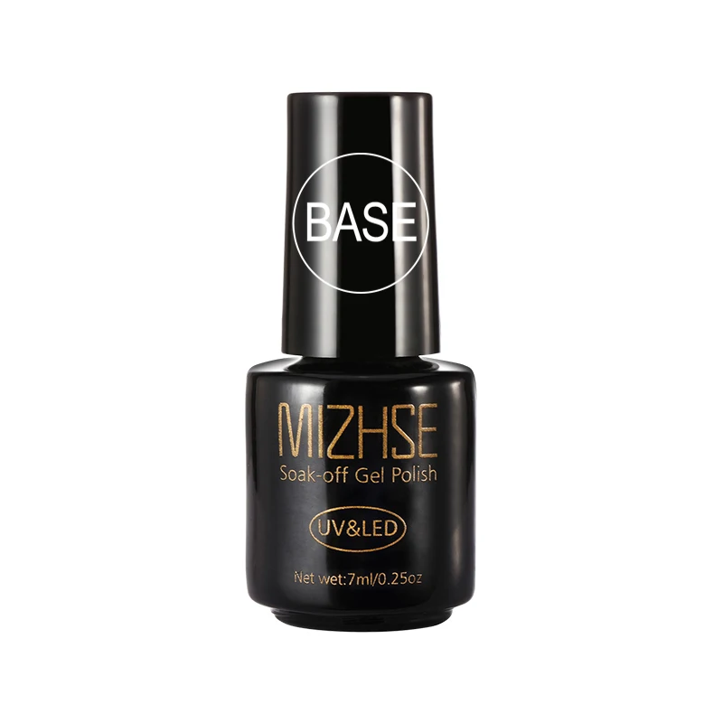 Base Coat MIZHSE 7 мл Сияющий УФ-Гель-лак Алмазный Блеск Блестки Платиновый Гель-лак для ногтей Полупостоянный дизайн ногтей УФ и светодиодный Гель-лак - Цвет: Base Coat