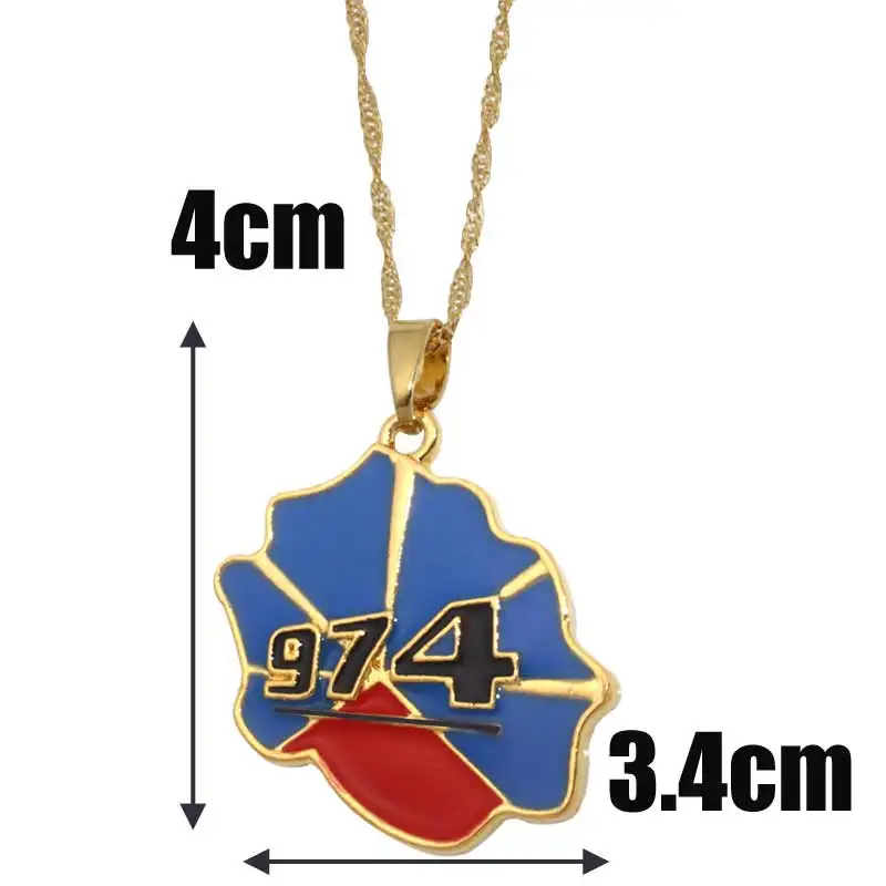 Подвеска и ожерелье zkd с картой встречи украшение страны | Украшения аксессуары