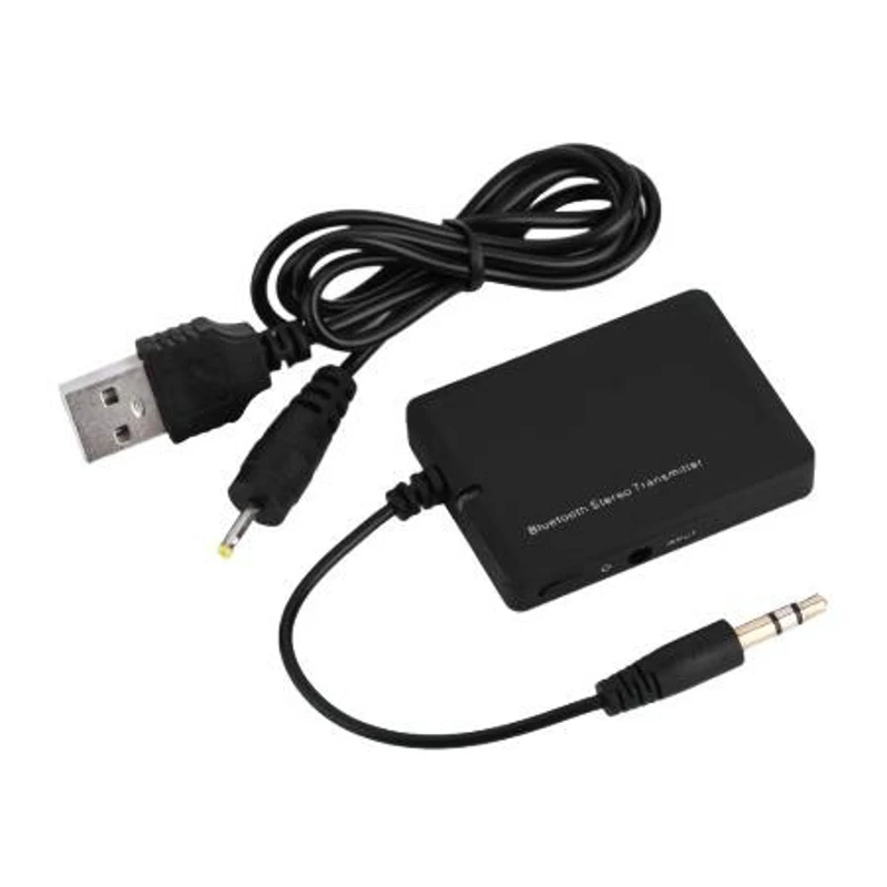 

Dehyaton Bluetooth Stereo Transmitter Bluetooth Audio Transmitter with 3.5mm Jack A2DP Stereo Dongle Adapter for iPod Mp3 Mp4