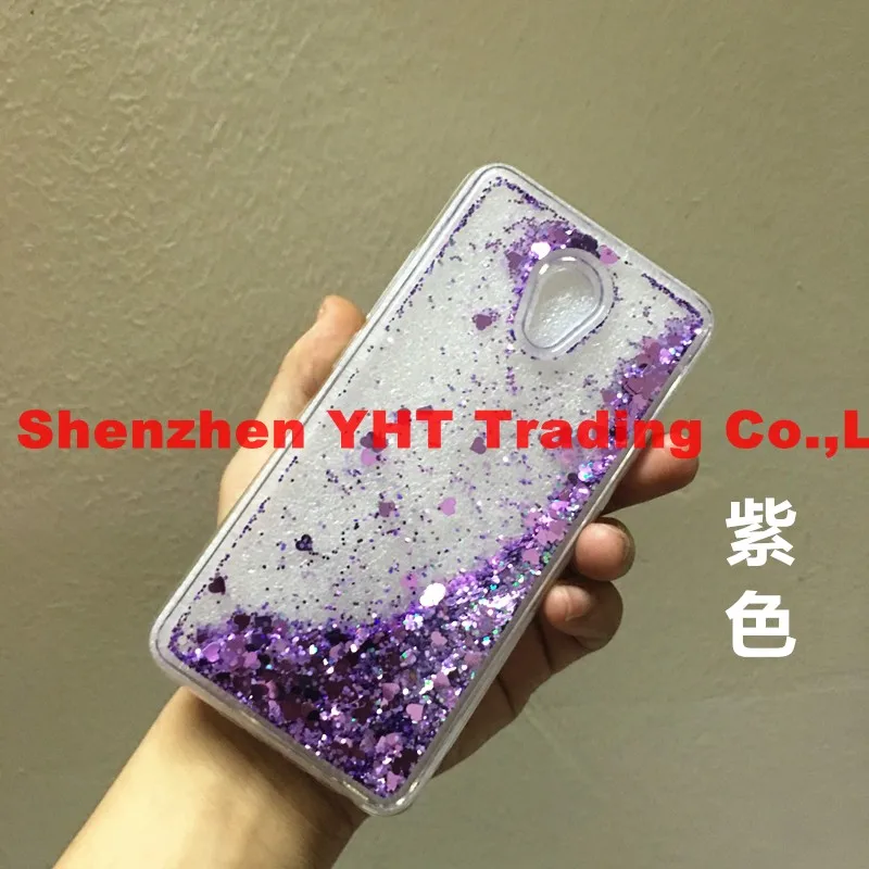 Glitter Bling Dynamic Quicksand Star Liquid Silicone soft Back Cover case for Meizu M6 M5 M3 Note / M5s /M5C Pro 6/ MX6 |