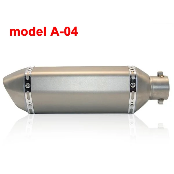 model A-04 Alconstar-мотоцикл Akrapovic Yoshimura глушитель выхлопной трубы Escape Moto Racing NINJA GSXR600 Z750 TMAX530 MT07 MT09 CBR250 - Цвет: model A-04