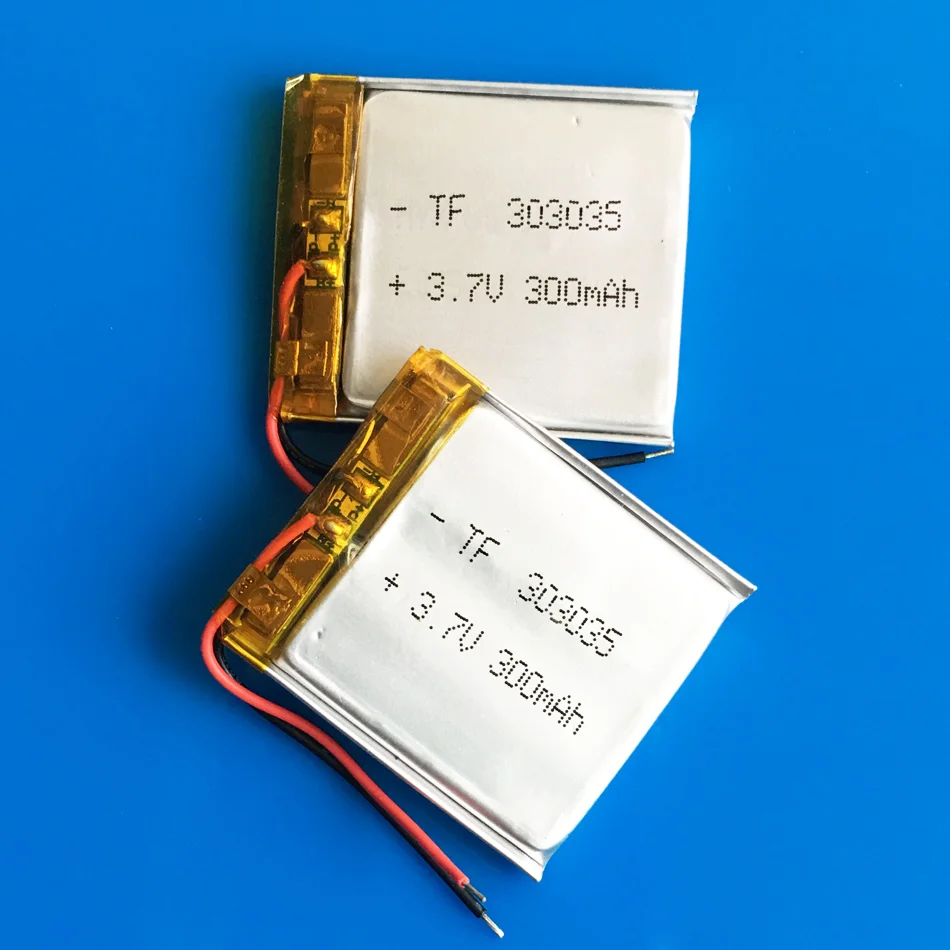 3 7 V 300mAh lipo литий полимерный ионный аккумулятор 303035 для MP3 MP4 GPS bluetooth гарнитура