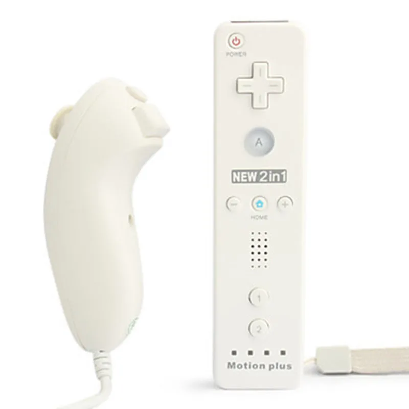 Пульт дистанционного управления Renensin 2 в 1 игровой контроллер для Nintendo Mote